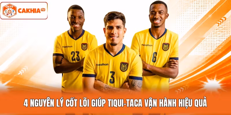 4 nguyên lý cốt lõi giúp Tiqui-taca vận hành hiệu quả