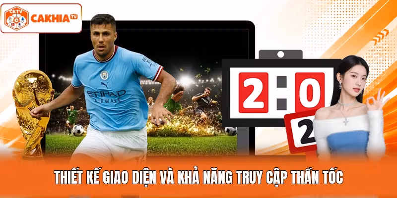 Thiết kế giao diện và khả năng truy cập thần tốc